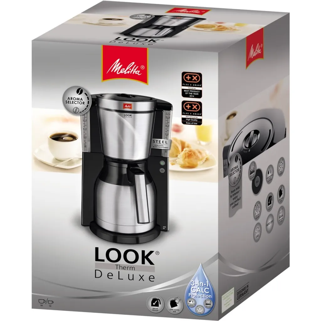 Melitta Kaffeemaschine Look Therm Deluxe Mit Edelstahlkanne 5 Melitta Kaffeemaschine Look Therm Deluxe Mit Edelstahlkanne – Bild 5