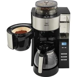Melitta AromaFresh 1021-01, Kaffeemaschine Mit Mahlwerk, Glaskanne, Schwarz, Für 10 Tassen -Kaffeemaschinenladen eb8b0ed09f6d4cab9136be2307aa1cc65bfa02a8 kaffeemaschine melitta 1021 01 aromafresh
