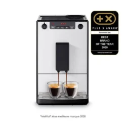 MELITTA E950-666 - Automatische Kaffeemaschine Solo Pure Silver - 1400 W - 3 Intensitätseinstellungen - 125 G Bohnenbehälter