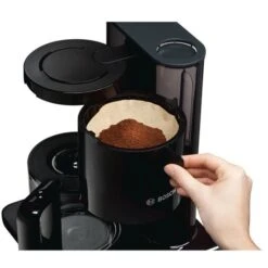 Bosch Kaffeemaschine Styline, TKA8013, Kunststoff, Mit Glaskanne, 15 Tassen, Schwarz -Kaffeemaschinenladen f9fb50ce32ea184e28a33e904ac4e476ed83e3f5 kaffeemaschine bosch styline tka8013