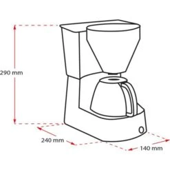 Melitta Kaffeemaschine Single 5, M 720-1/1, Kunststoff, Für 5 Tassen, Weiß / Grau -Kaffeemaschinenladen fa4cde65ed1919a825ea3194ec096ffe3d39bfcd kaffeemaschine melitta single 5 m 720 11