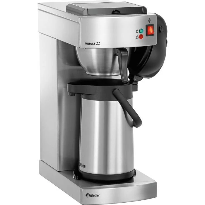 Bartscher Kaffeemaschine 190157, Aurora 22, Edelstahl, Für 12 Tassen, Silber 1 Bartscher Kaffeemaschine 190157, Aurora 22, Edelstahl, Für 12 Tassen, Silber