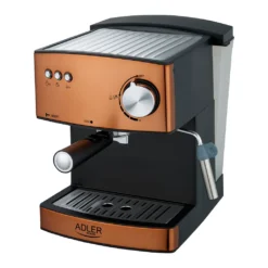Adler Espressomaschine | Kaffeemaschine | Milchaufschäumer | Cappuccinomaschine | Siebträger Espressomaschine | Elektrische Espressomaschine | Bronze Design | 1,6L Wassertank | 850 Watt |15 Bar | -Kaffeemaschinenladen fac095be1ac9e310313f5925aa31ffca